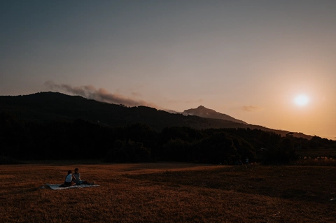 Les derniers instants de Soleil sur le spot final