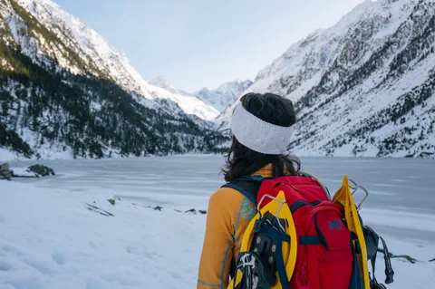 Ambiance hivernale dans la vallee du Gaube