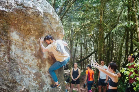 Week-end escalade outdoor a Miegebat
