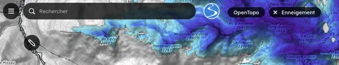 Comment faire une recherche sur snowmap.fr