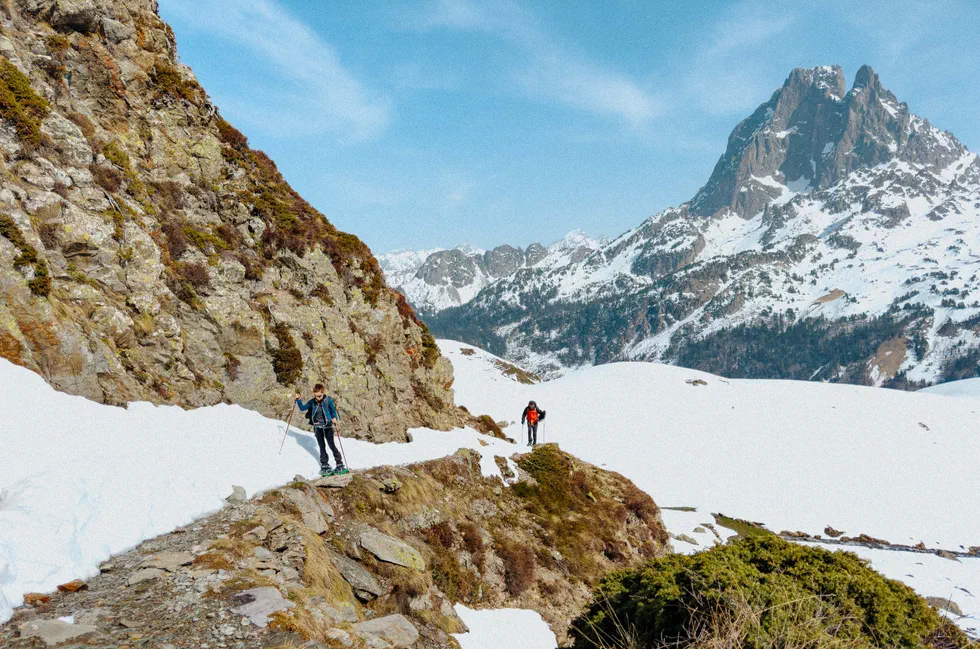 Pic du Midi d&rsquo;Ossau dans la vallée d&rsquo;Ossau, paysage de montagne dans les Pyrénées, photo réalisée par Mathieu Odin