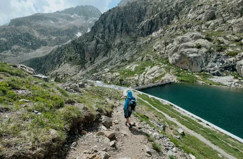 Chemin de descente depuis Panticosa