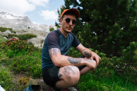 Sortie de longueur avec vue sur la vallee