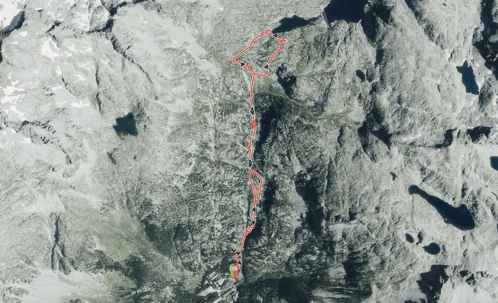 Trace satellite du parcours d&rsquo;approche
